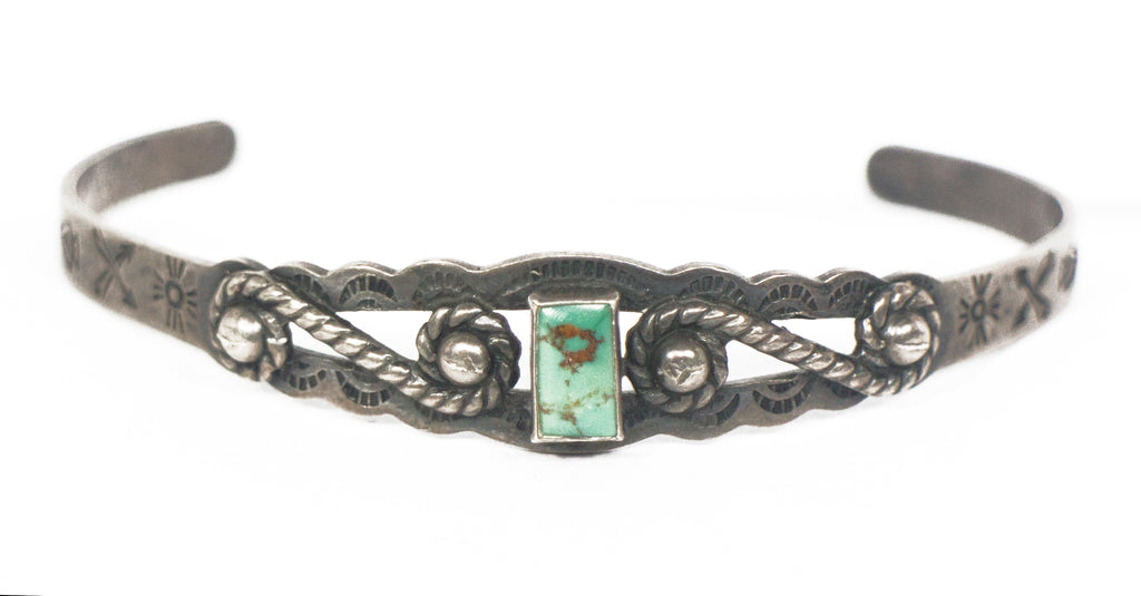 vintage navajo sterling silver cuff bracelet
