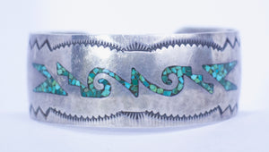 vintage turquoise sterling silver cuff bracelet