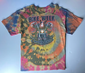 Vintage tiy dye  bike week daytona t shirt