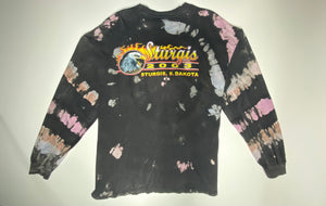 Vintage tye dye sturgis long t-shirt number 032