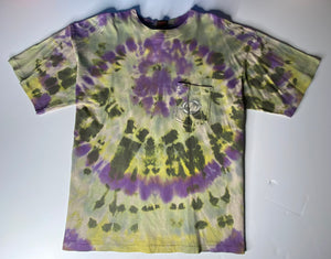 Vintage tiy dye mile high harley davidson t shirt